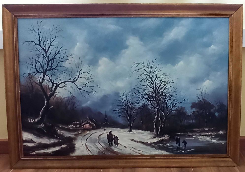 Oleo sobre tela - Paisagem