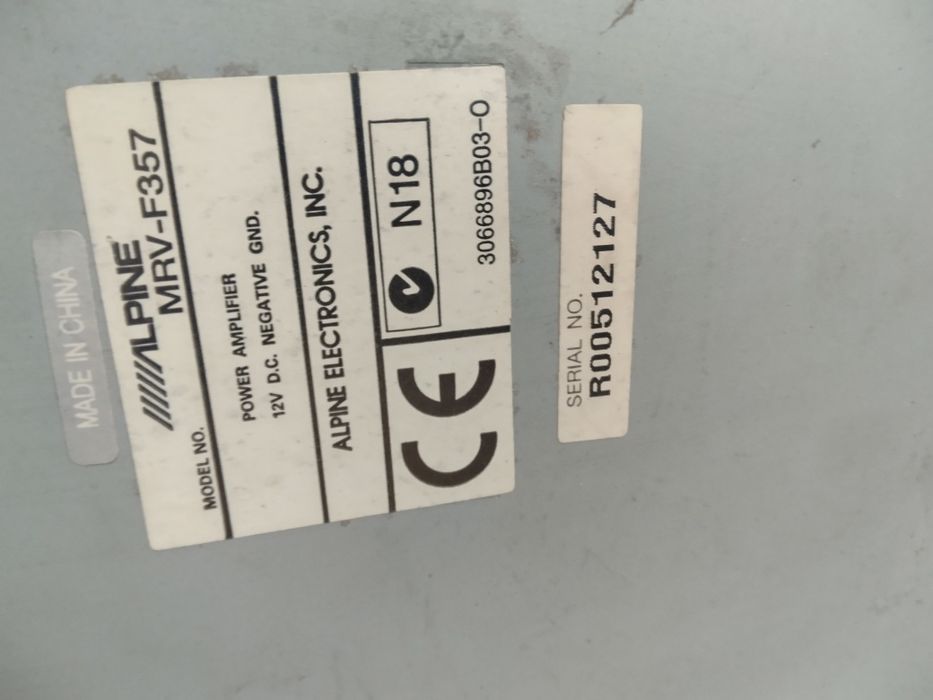 Alpine MRV-F357 усилитель: 150 $ - Alpine Киев на Olx