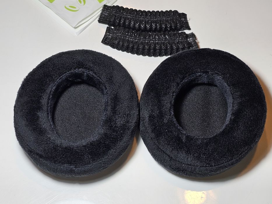 Nauszniki wymienne do słuchawek uniwersalne welurowe