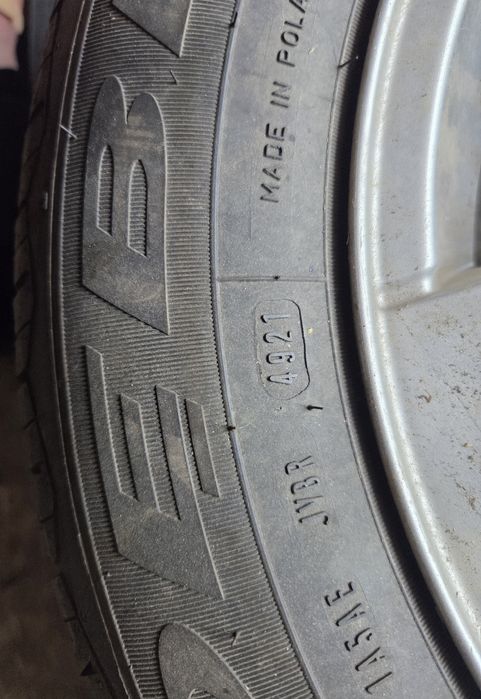 Opony 195/65/r15 z alufelgami skoda