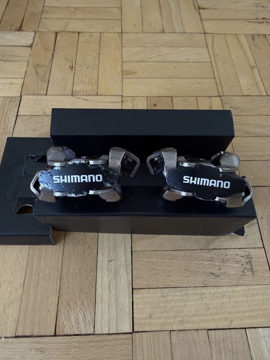 Pedały SPD Shimano PD-M540 czarne + bloki MTB