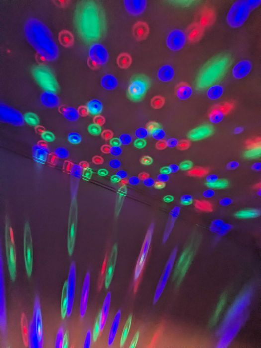 Candeeiro/Bola Holográfica (Led Magic Ball)