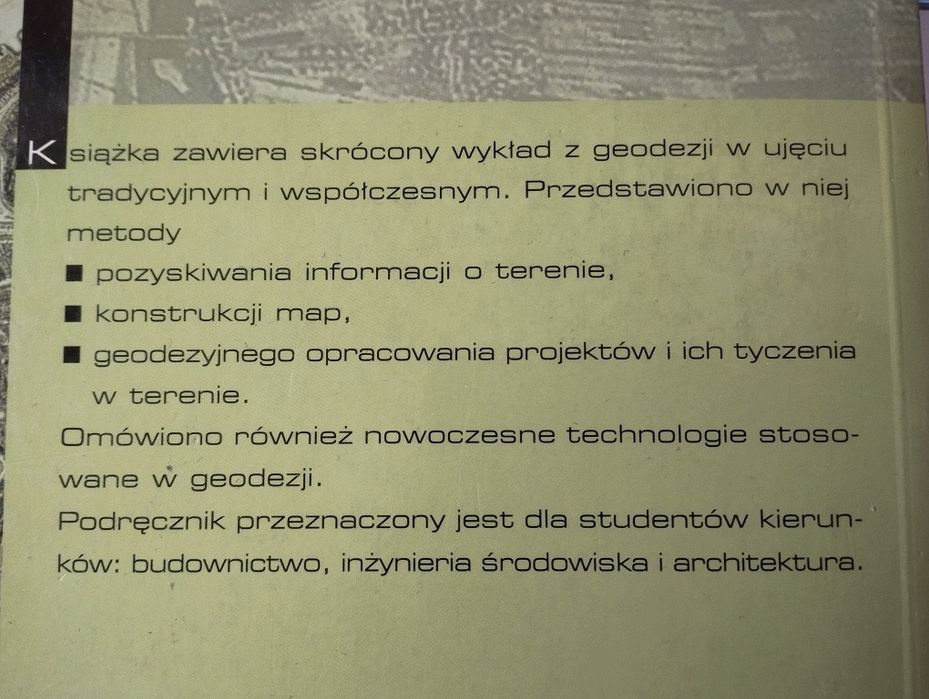Geodezja dla kierunków niegeodezyjnych