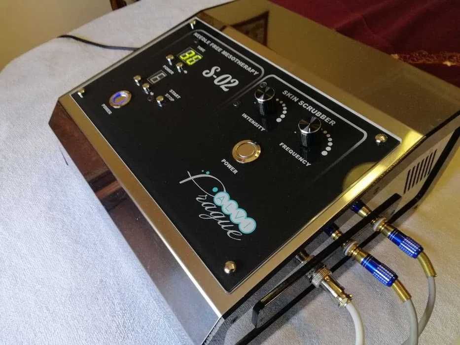 Аппарат безыгольной мезотерапии  Alvi Prague + уз-скрабер S-02 новый