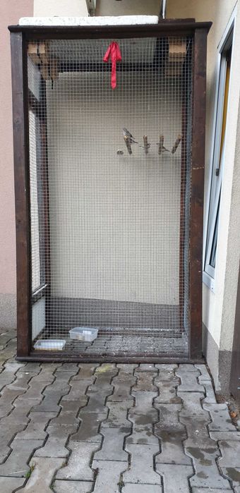 Woliera / Klatka dla kanarków, zeberek, papug