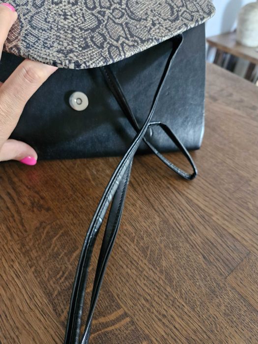 Kopertówka eko skóra wężowy print