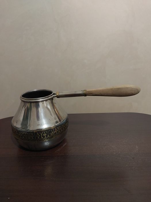 Турка для кофе мельхиоровая времен СССР