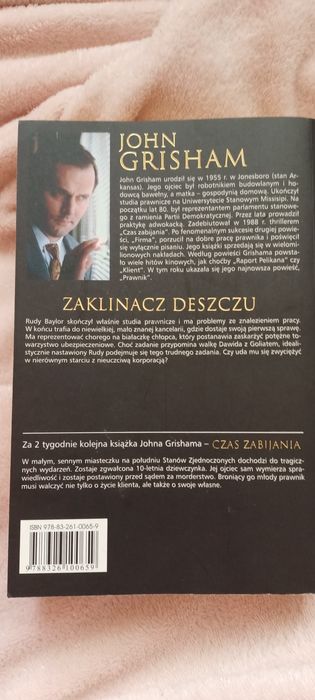John Grisham. Zaklinacz deszczu.