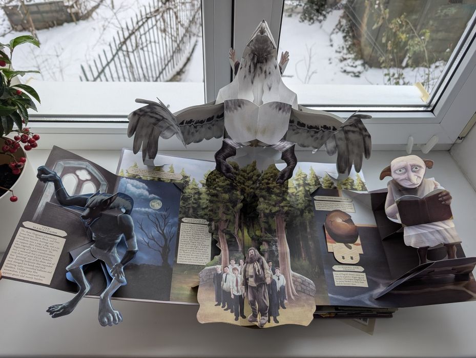 3d книга Гаррі Поттер Harry Potter: A Pop-Up Guide t