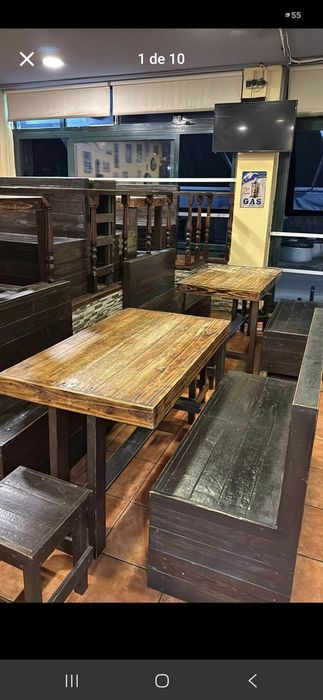 Mesas e cadeiras para restaurante, café