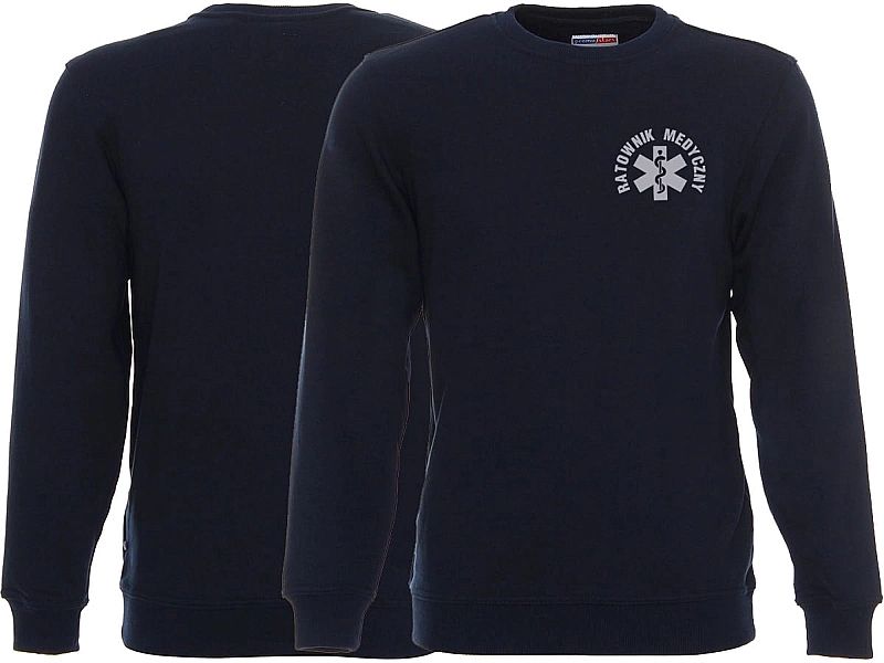 Bluza ratownicza odblaskowa FUNKCYJNA męska granatowa (M)