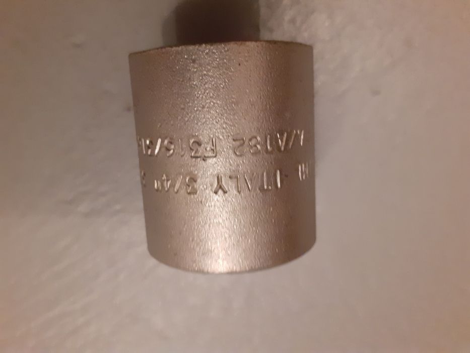 Tampão fêmea (cap) 1/2 e 3/4 inox 316l