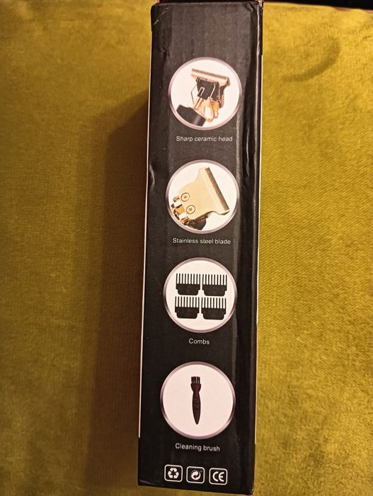 Bezprzewodowa maszynka do strzyżenia włosów i brody Vintage retro T9