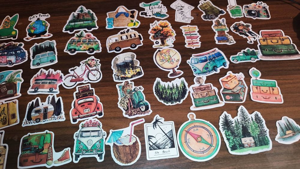 Наклейки на велосипедну тематику, подорожі