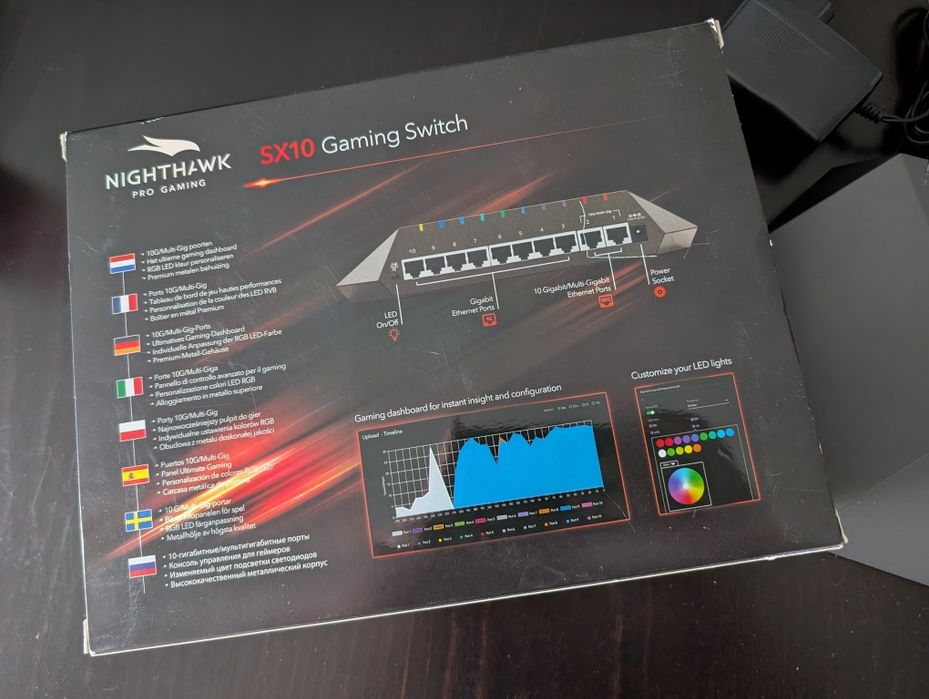 Switch gamingowy Netgear Nighthawk SX10 - 10GB/s