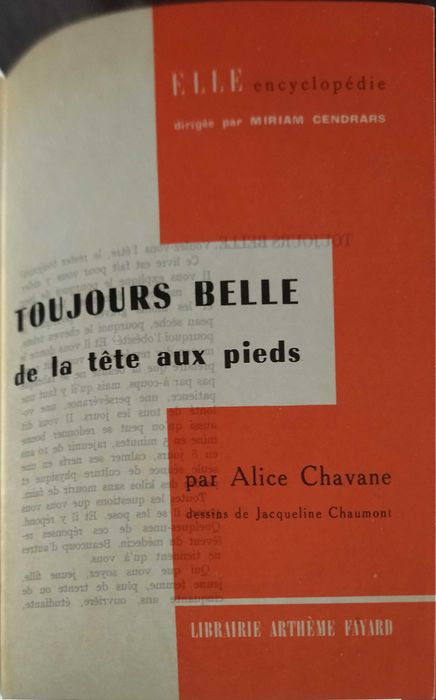 Toujours Belle, em francês, Livro