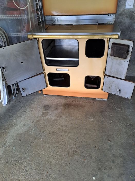 Fogão de lenha para que cimento