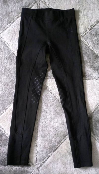 Grubsze bregginsy, bryczesy, legginsy jeździeckie, LeMieux, 11-12 lat