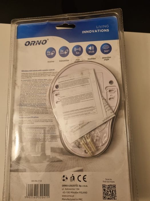 Alarm  bezprzewodowy Orino