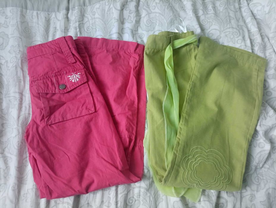 Letnie  spodnie na  128 cm