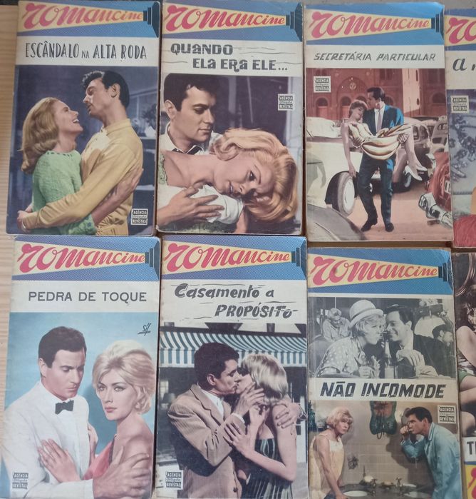 Livros Romancine dos anos 60