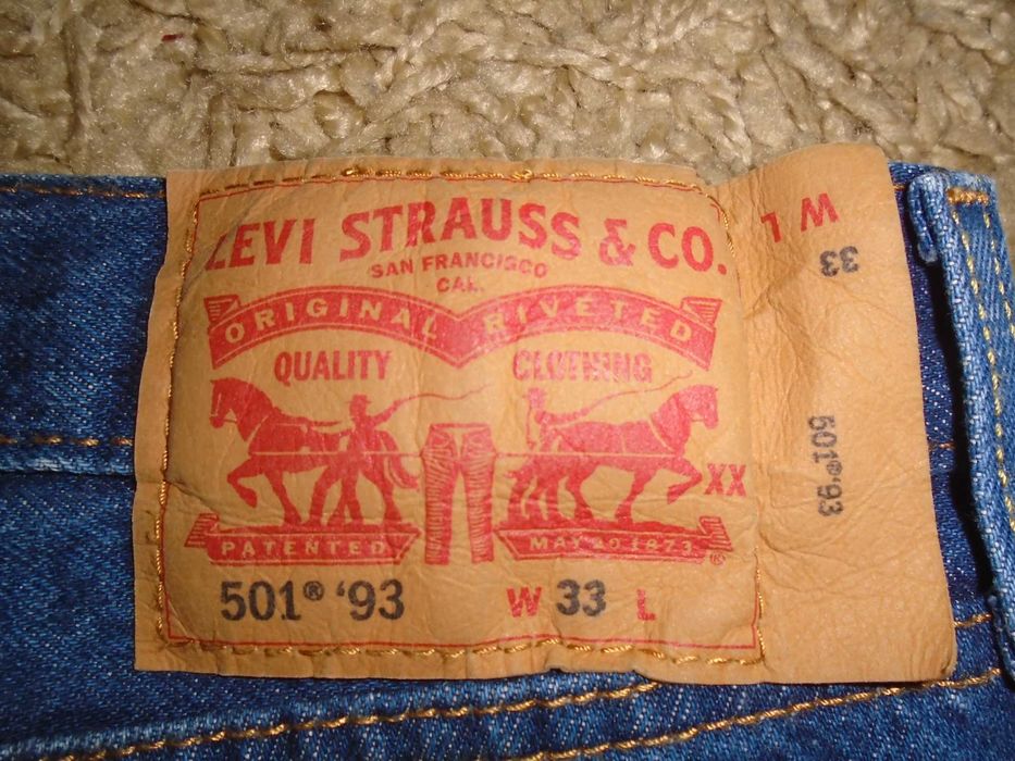 Джинсы Levis 501 93 USA W33 L30