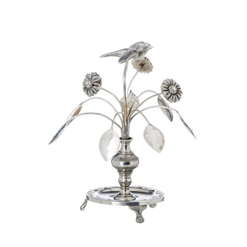 Prata - Paliteiro albarrada em prata - Século XIX