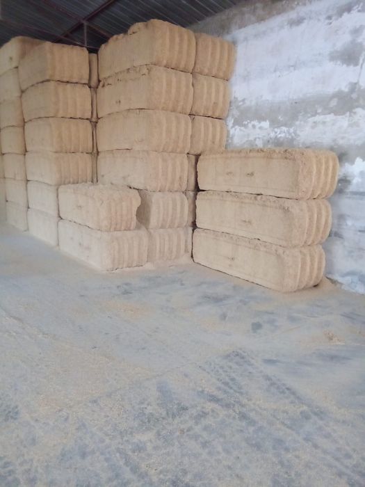 Fardos de casca de arroz para camas