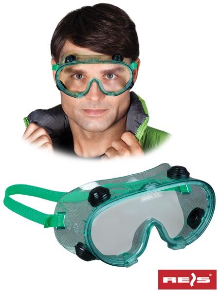 Gogle ochronne chemiczne Anti-Fog Faktura Vat