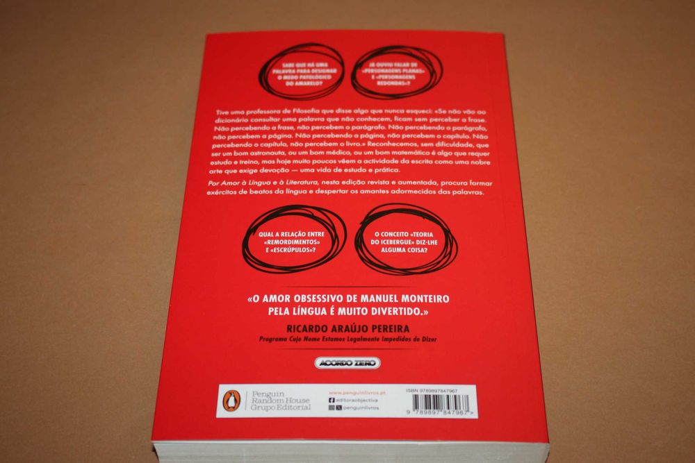 Por Amor à Língua e à Literatura // Manuel Monteiro