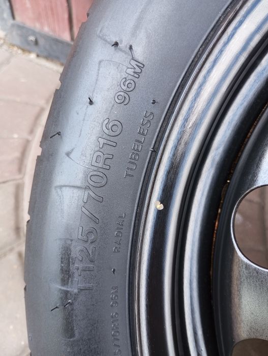 Koło Dojazdowe 16" 5x112 VW Golf Touran Audi A3 Seat Leon Skoda Octavi