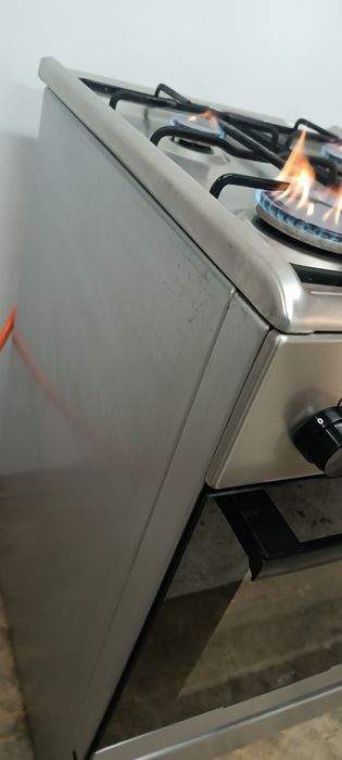 Kuchenka Gazowo Elektryczna Electrolux 50cm Srebrna stan Bardzo Dobry