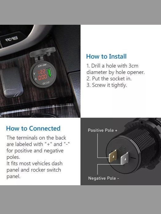 Carregador USB automóvel