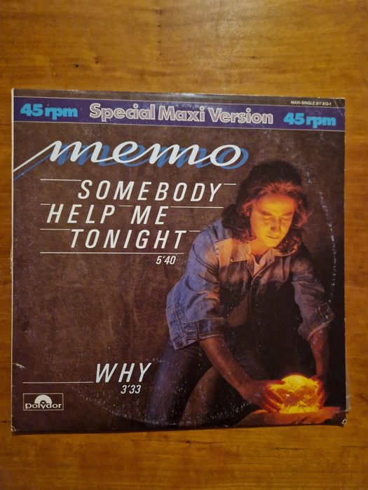 Vinil "Memo - Somebody help me tonight/Why