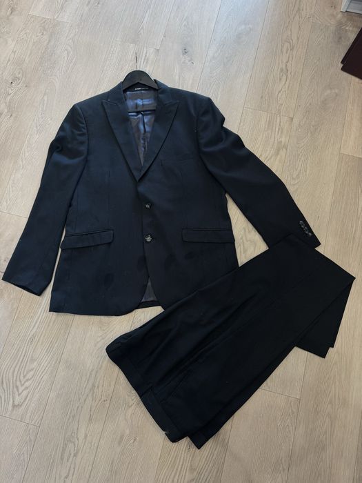 Garnitur męski w delikatne paski PAWO 175, L