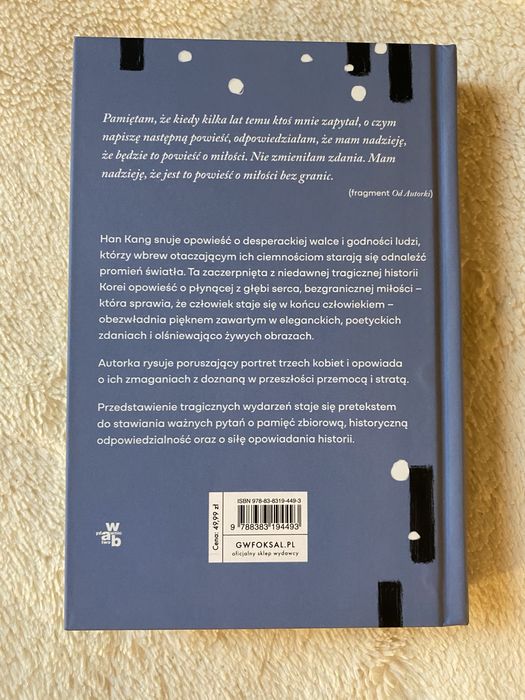 Nie mówie żegnaj Han Kang