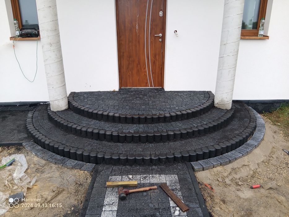 Kompleksowe Usługi brukarskie,układanie kostki, usługi minikoparka