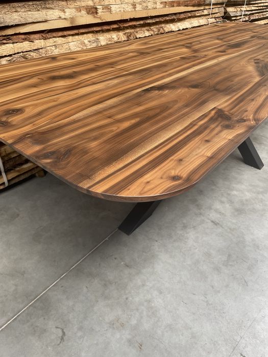 Stół orzech włoski / amerykański lity loft