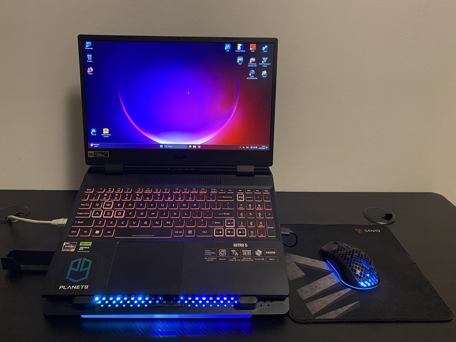 Laptop Acer Nitro 5 Ryzen 7 6800H RTX 3070Ti QHD 165Hz 32 GB DDR5 2 TB