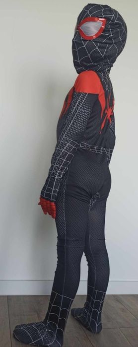 Nowy strój kostium Spiderman Miles Morales Spidey Marvel (Rozm.120)