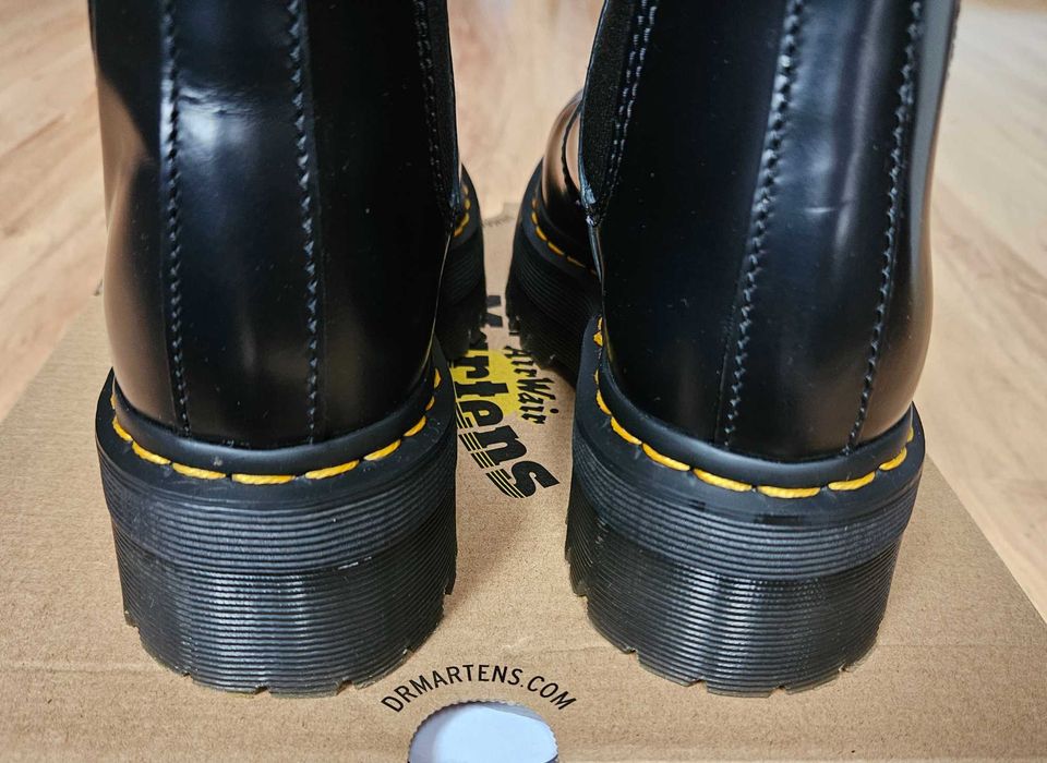 Dr. Martens sztyblety 2976 Quad Smooth Leather Platform Chelsea Boots