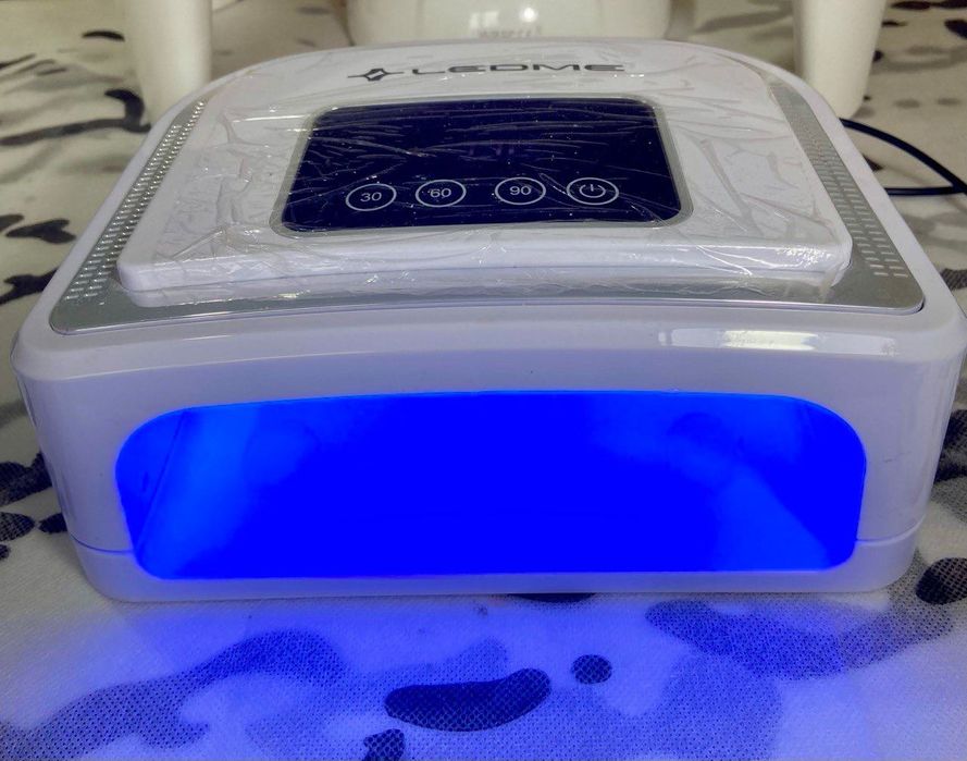 Лампа для сушіння гелю UV LED LEDME 5B 120 Вт на акумуляторі