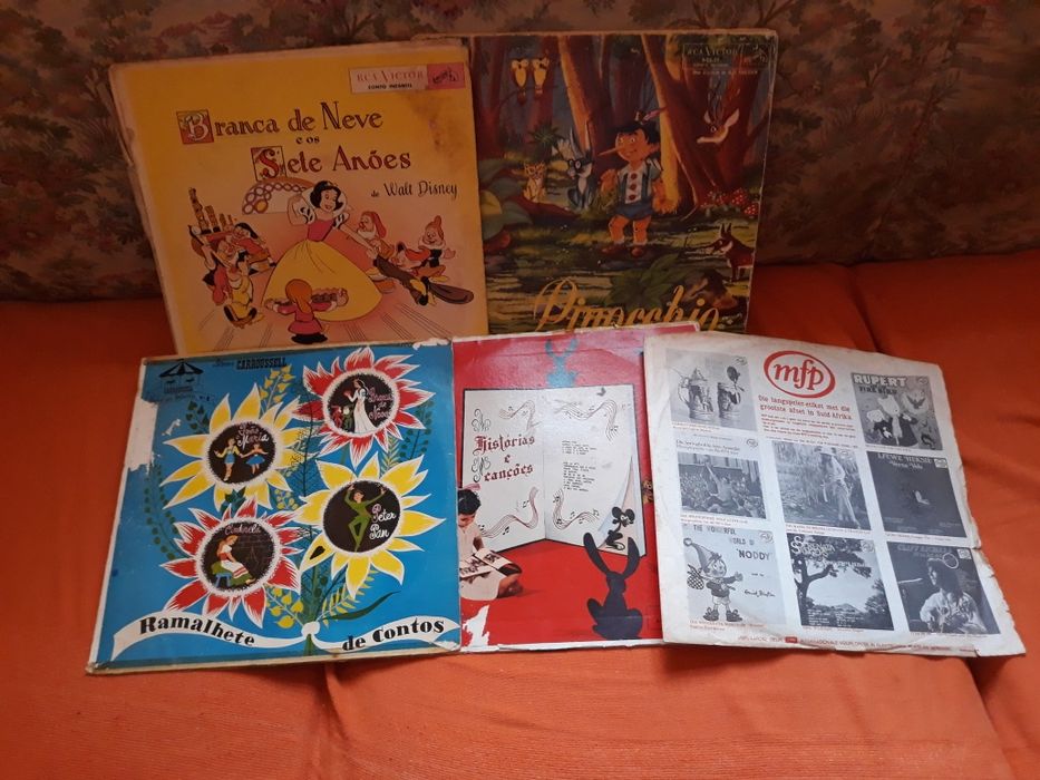 Discos vinil infantis.