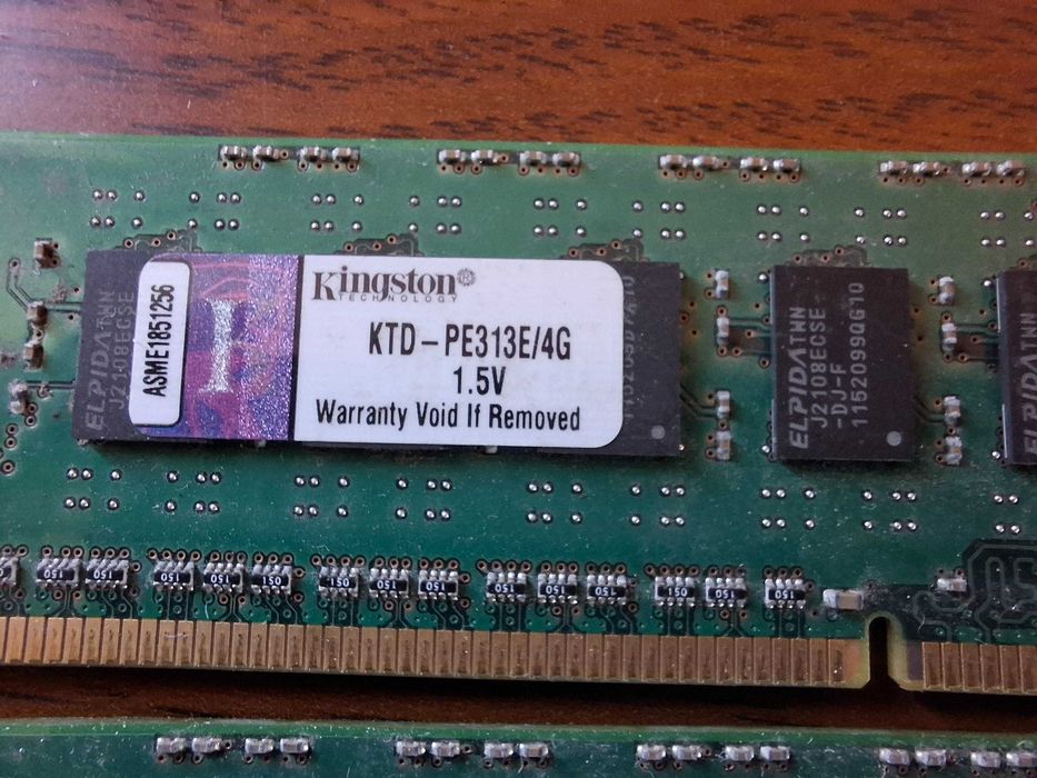 KINGSTON Pamięć RAM DDR3 3x4GB KTD-PE313E/4G 3 moduły razem 12GB