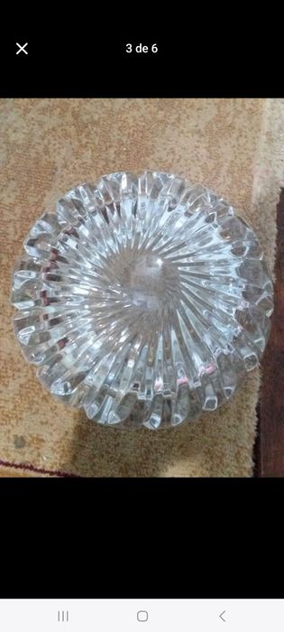 Cinzeiros Cristal Vista Alegre Atlantis novos, nunca usados