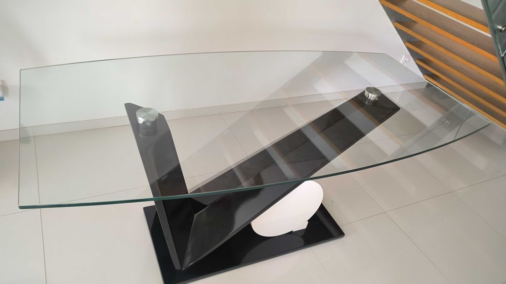 Mesa de Jantar c/tampo de vidro