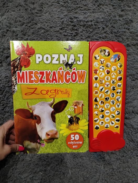 Książka "Poznaj mieszkańców zagrody" (dźwiękowa)