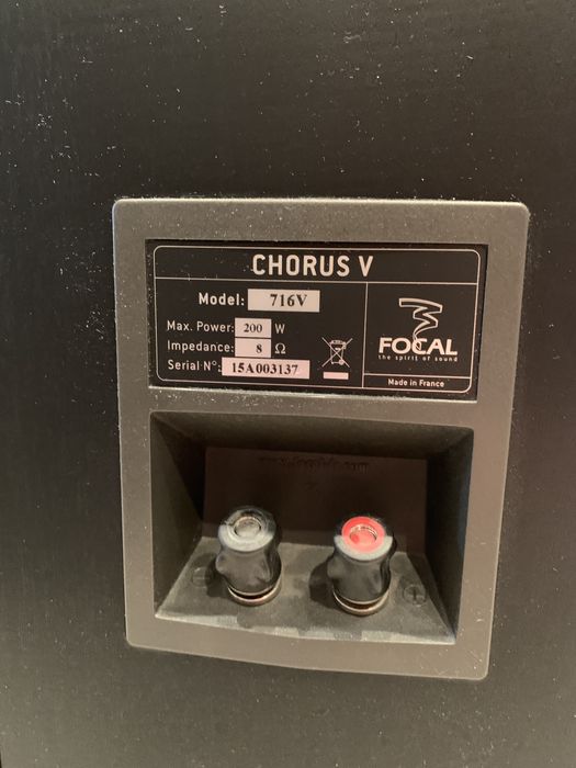 Акустическая система ( колонки ) Focal Chorus 716 V