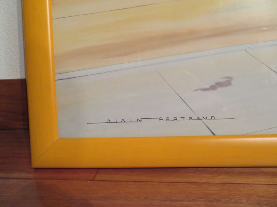 Quadro de poster do artista Alain Bertrand