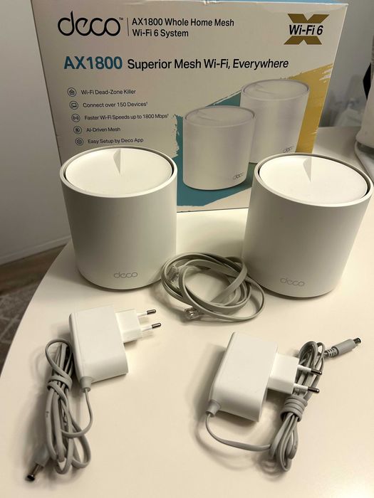TP-Link Deco X20 Mesh System – 2-Pack (AX1800)64284287011970121